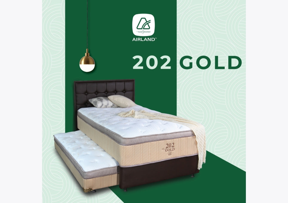 Set Spring Bed 2-in-1 Airland 202 Gold - Gibson