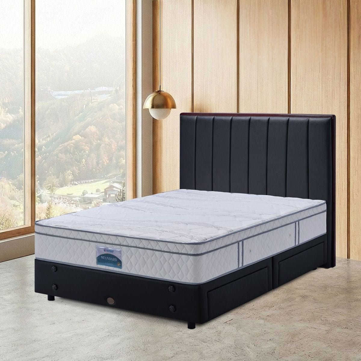 Set Guhdo Drawer Bed Standard Plush Top - Marina LIS