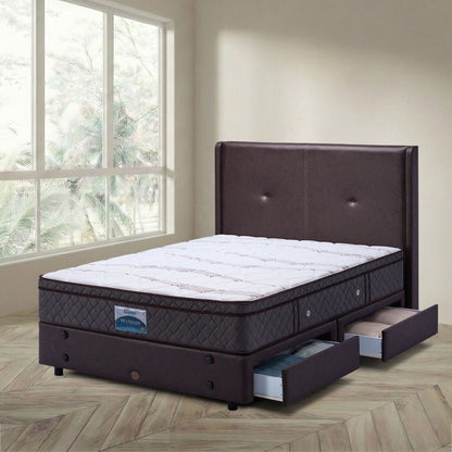 Set Guhdo Drawer Bed Standard Plush Top - Rosela