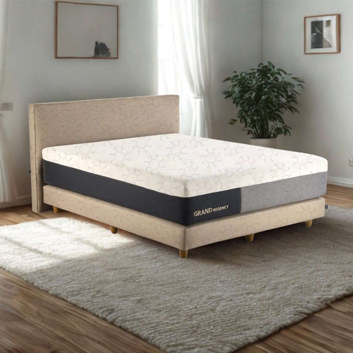 Set Spring Bed Elite Grand Regency - Berlin Zinnia