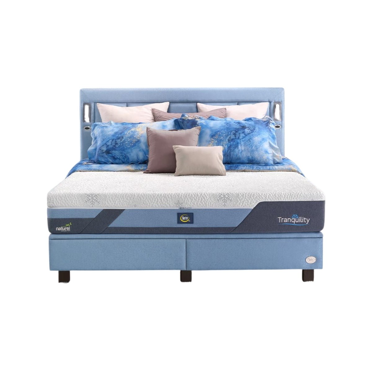 Set Spring Bed Serta Tranquility - Union