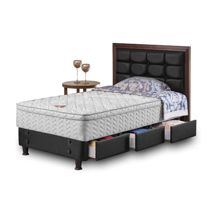 Set Spring Bed Guhdo Standard Plush Top - Drawer Horizontal Split Metropolis