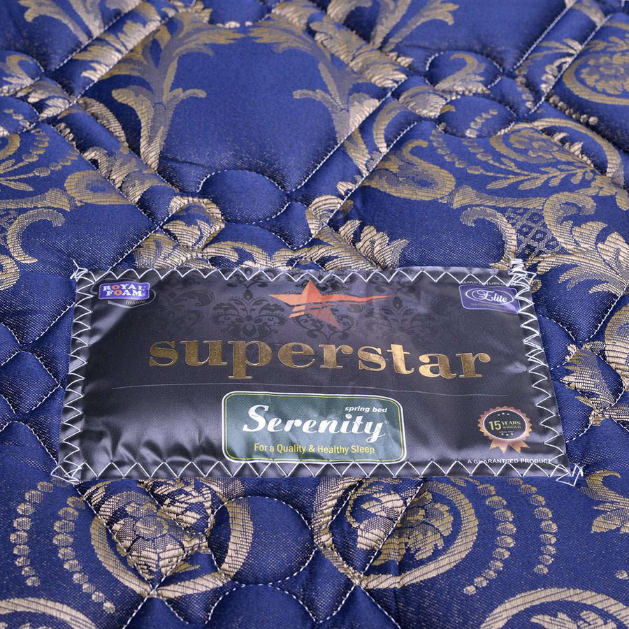 Kasur Spring Bed Serenity Superstar - 180 x 200 cm - Putih