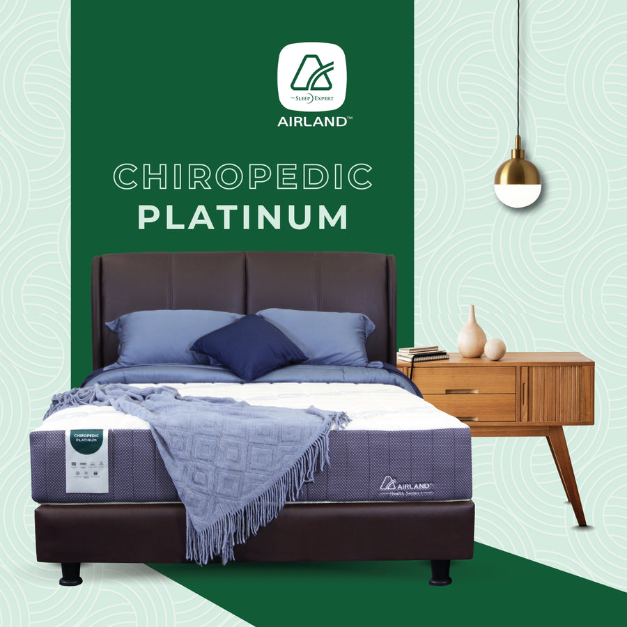 Set Spring Bed Airland Chiropedic Platinum - Gold Concerto
