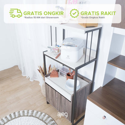 Rak Dapur Serbaguna Charlie - gambar 2