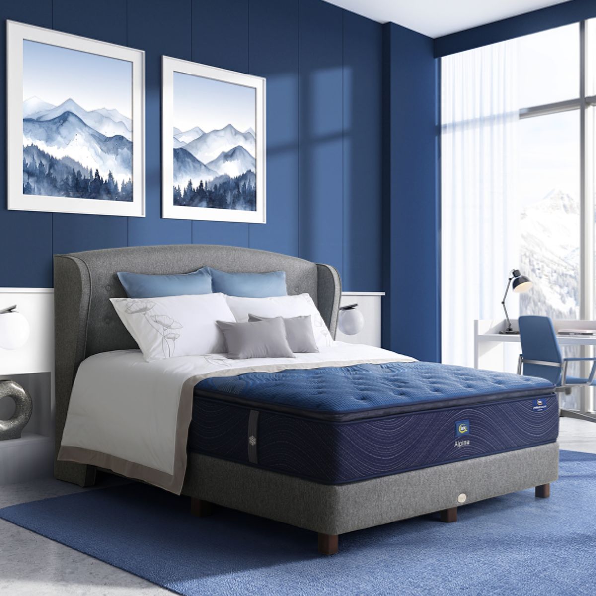 Set Spring Bed Serta Alpine - Cornell