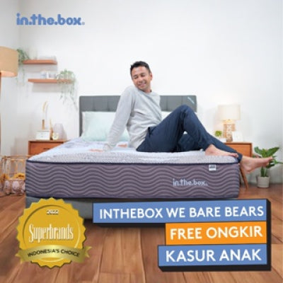 Kasur Spring Bed InTheBox We Bare Bear Plush Top