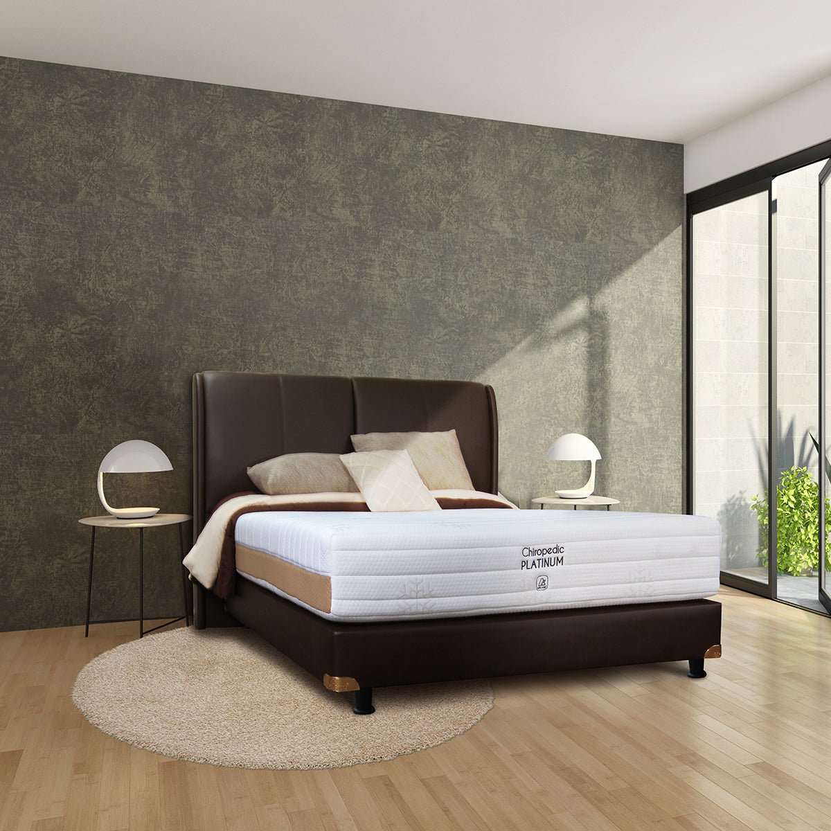 Set Spring Bed Airland Chiropedic Platinum - Gold Concerto