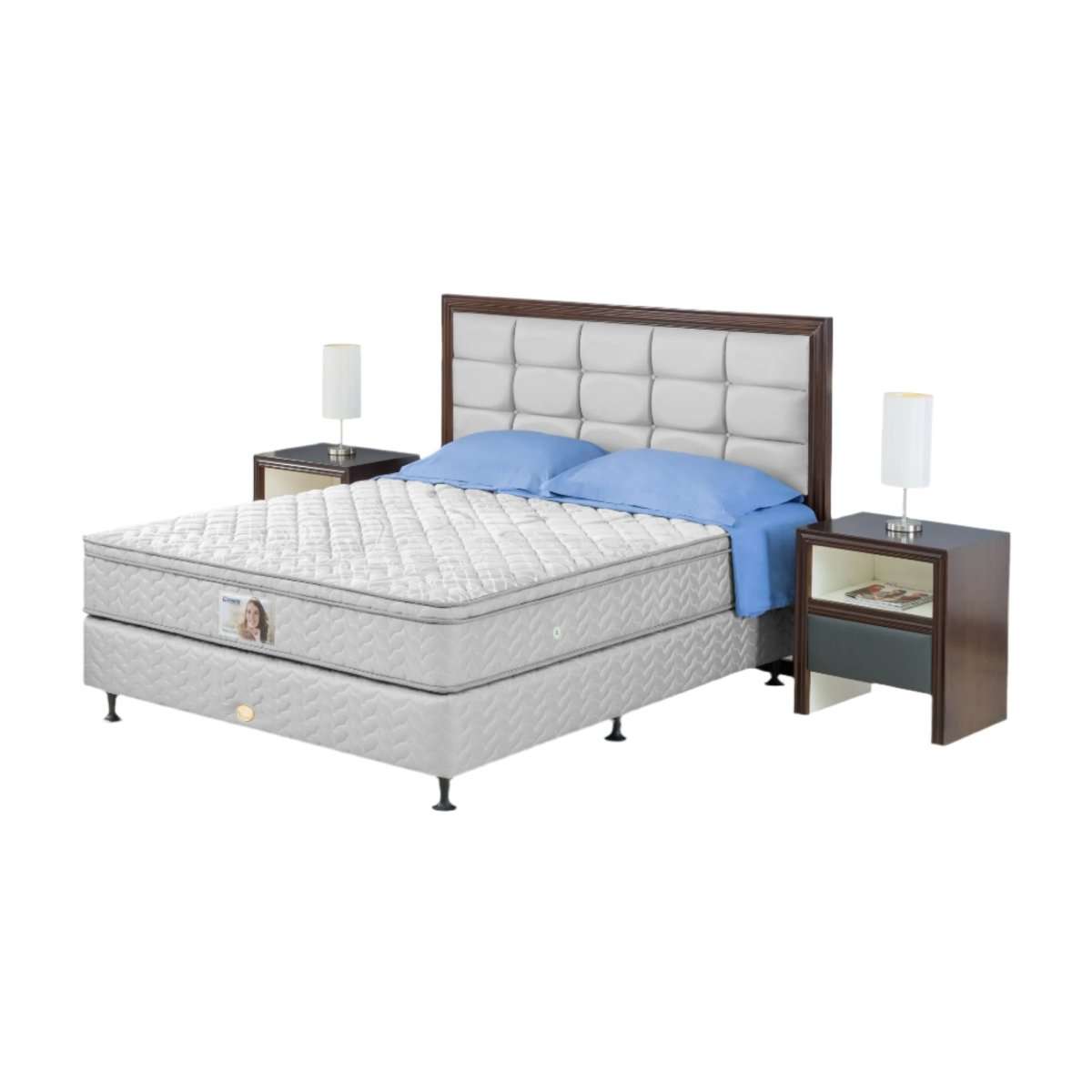 Set Spring Bed Guhdo Standard Plush Top - Prospine Metropolis