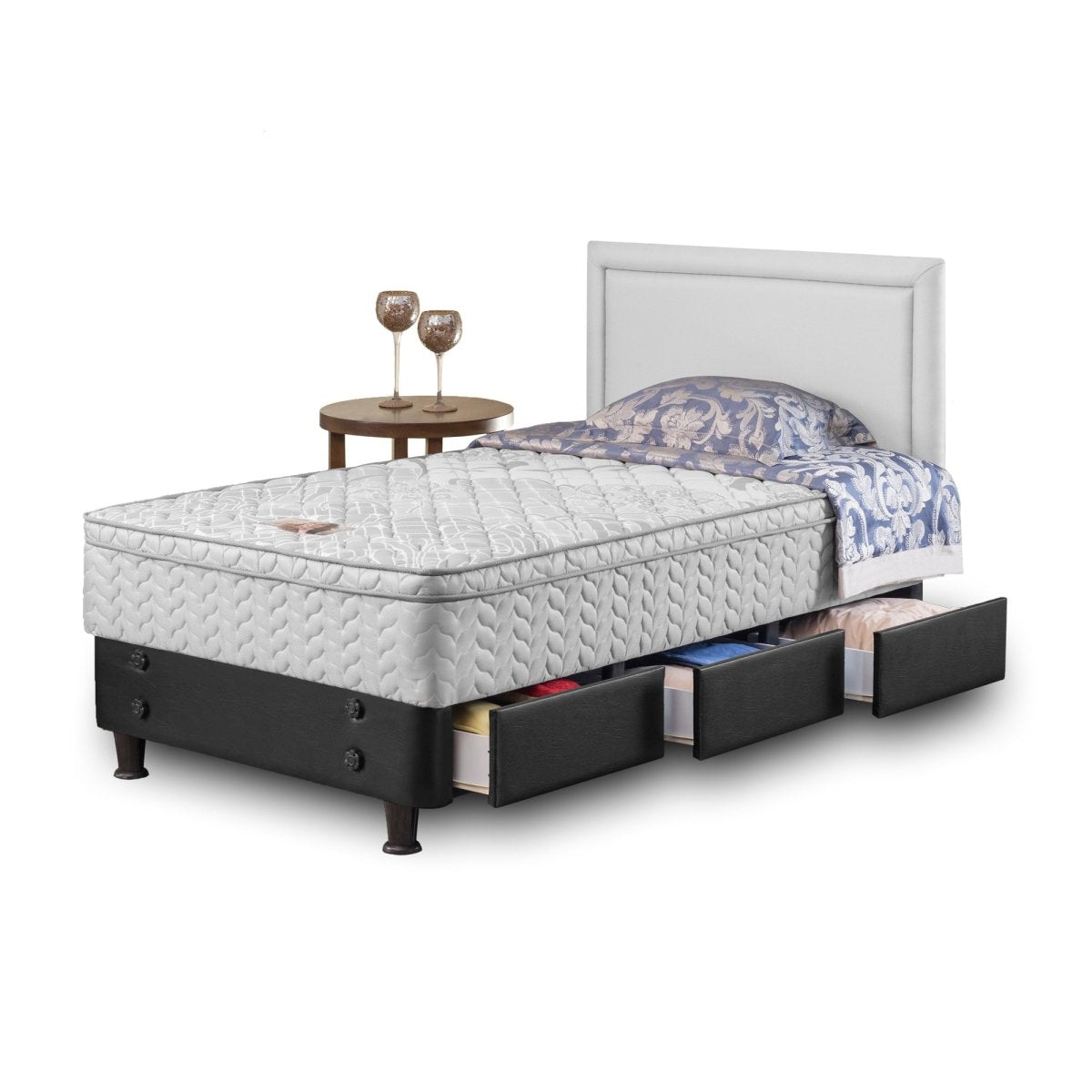 Set Guhdo Drawer Bed Standard Plush Top - Prospine