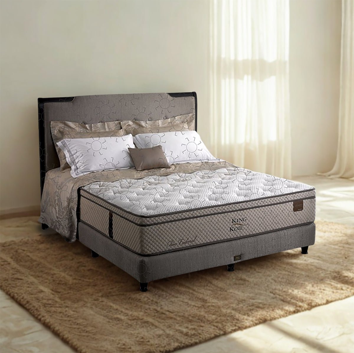 Set Spring Bed King Koil Chiro Endorsed - Antelope