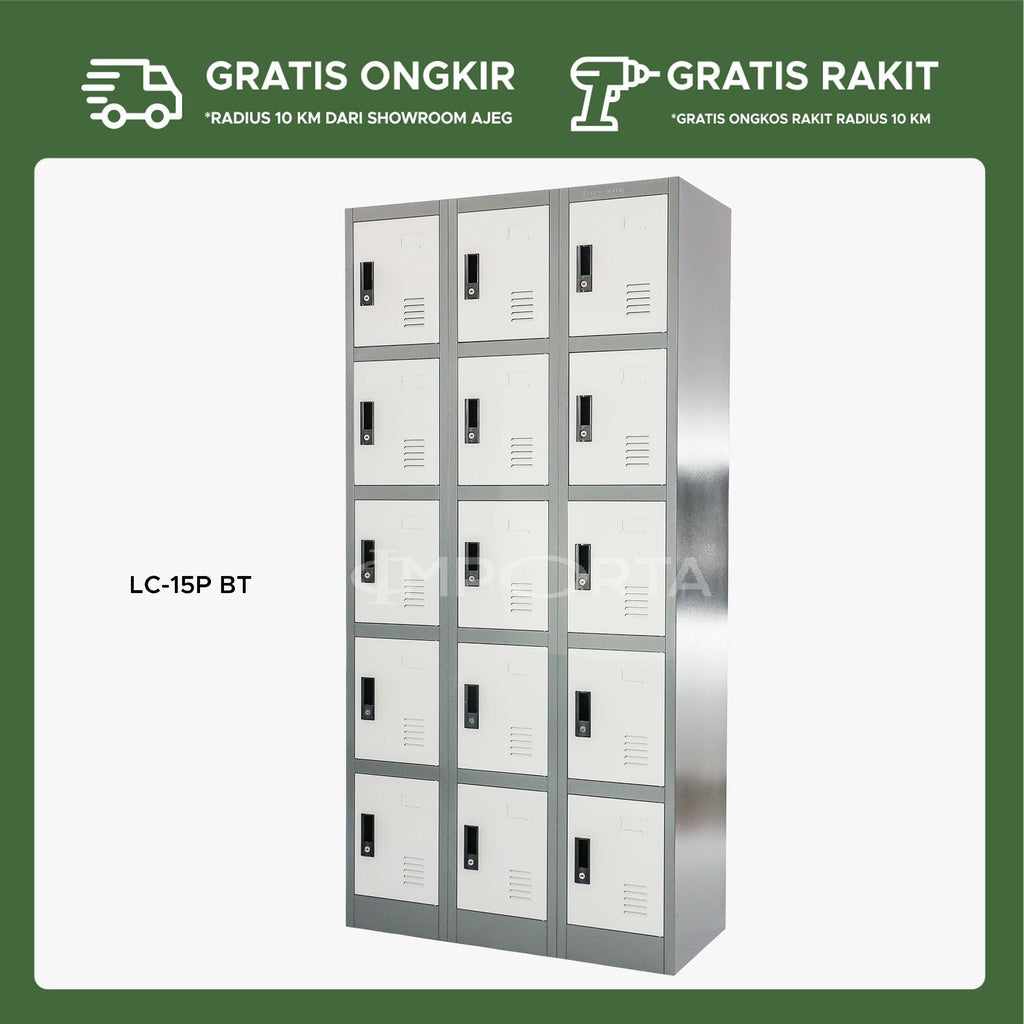 Loker Arsip Besi 15 Pintu IMP LC-15P BT - gambar 1