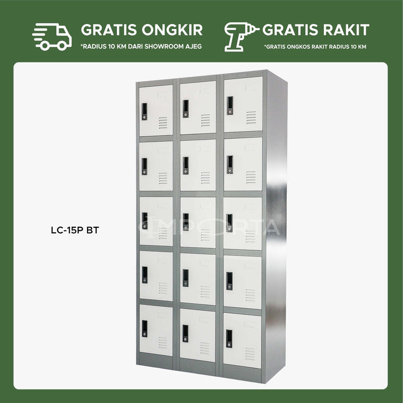 Loker Arsip Besi 15 Pintu IMP LC-15P BT - gambar 1