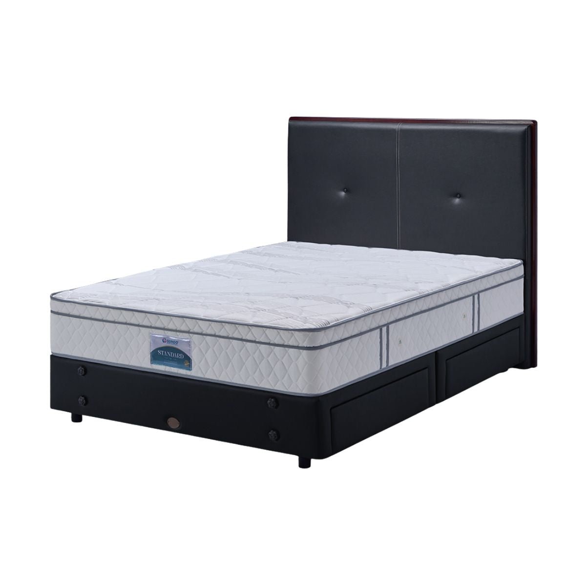 Set Guhdo Drawer Bed Standard Plush Top - Rosela LIS