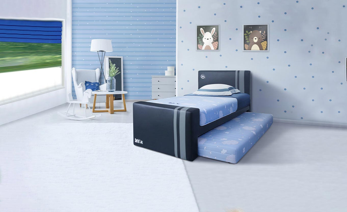 Set Spring Bed 2-in-1 Serta Jr Double Bed