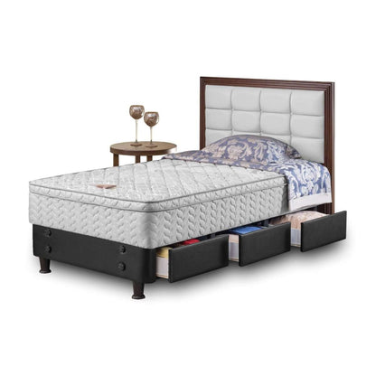 Set Spring Bed Guhdo Standard Plush Top - Drawer Horizontal Split Metropolis
