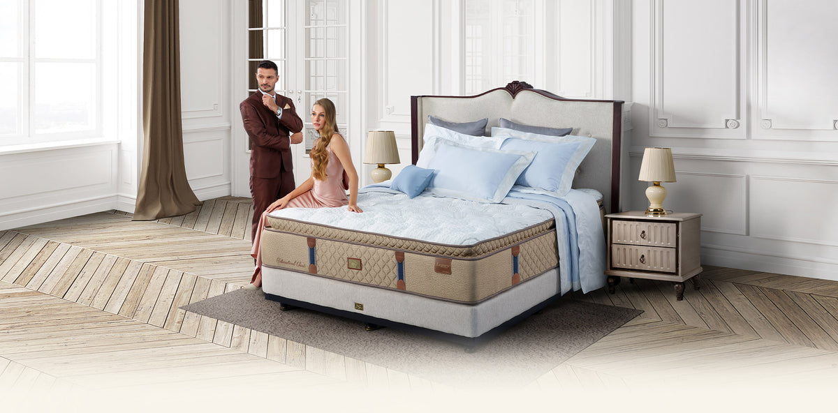 Set Spring Bed King Koil International Classic - Antelope