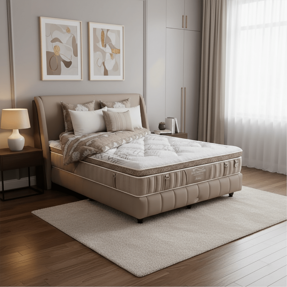 Set Spring Bed Spring Air Madison - Ethan Morgan