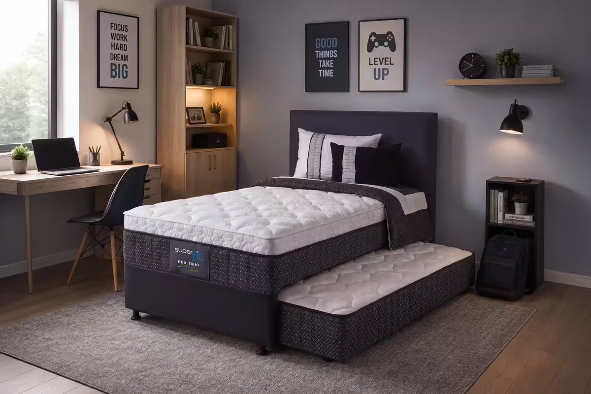 Set Spring Bed 2-in-1 Superfit Neo Twin - Anna