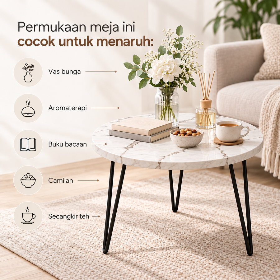 Meja Tamu Garda putih