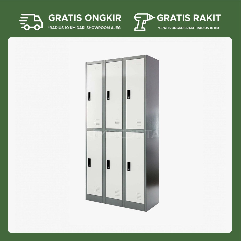 Loker Besi 6 Pintu LC-6P BT - gambar 2
