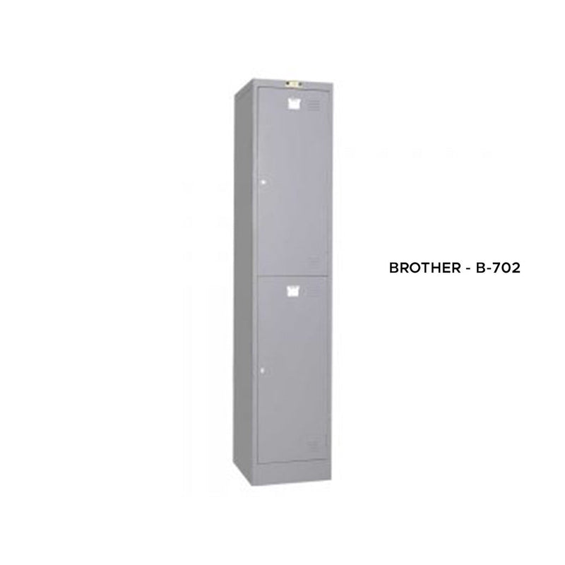 AJEG.CO.ID X BROTHER -  Almari Besi Loker 2 Pintu B-702 - gambar 1