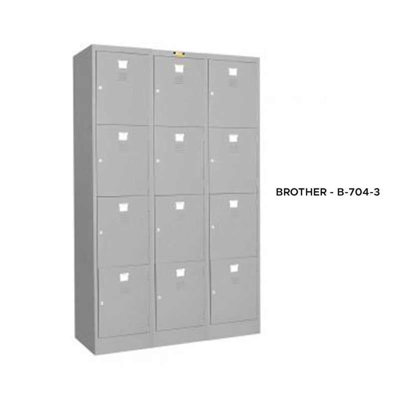 AJEG.CO.ID X BROTHER - Loker 4 Pintu Gandeng 3 ( 12 Pintu ) B-704-3 - gambar 1