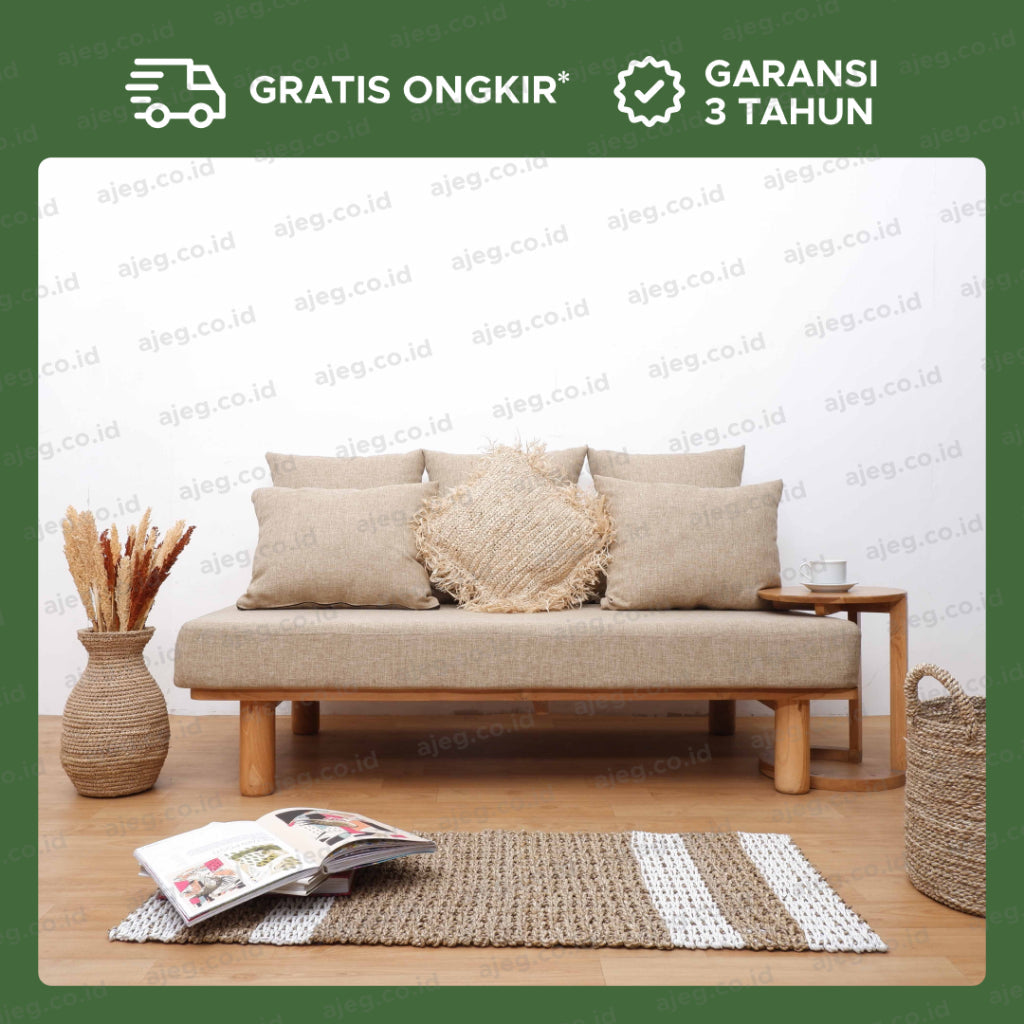 AJEG.CO.ID - Sofa Wooden Minimalis Arrata - gambar 1