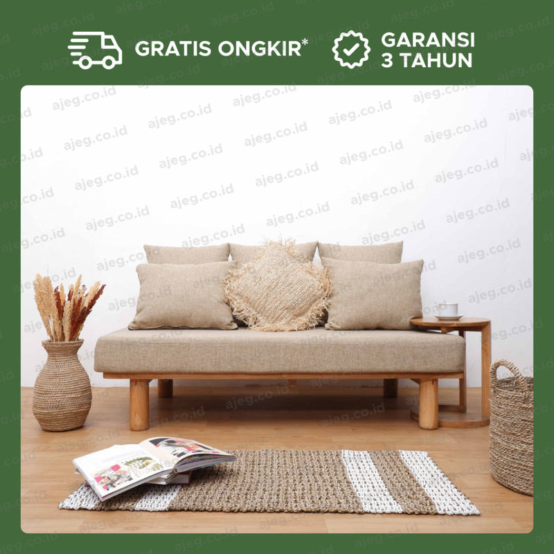 AJEG.CO.ID - Sofa Wooden Minimalis Arrata - gambar 1