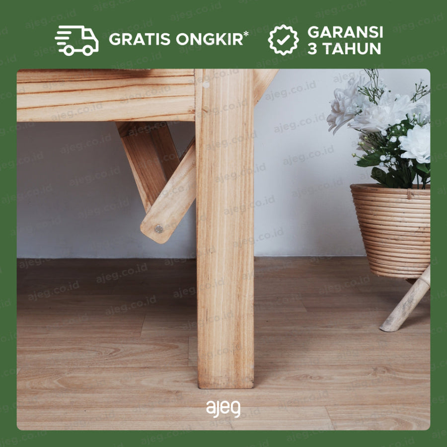 AJEG.CO.ID - Sofa Wooden 3 Seater Minimalis Moratta - gambar 4