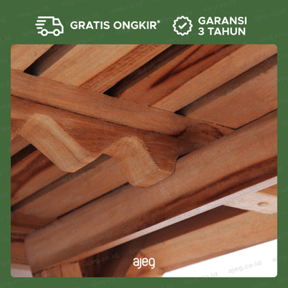 AJEG.CO.ID - Sofa Wooden 3 Seater Minimalis Moratta - gambar 5