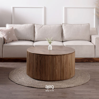Kagumi - Ajeg - Meja Tamu Osako Bulat / Coffee Table Minimalis Modern - gambar 4