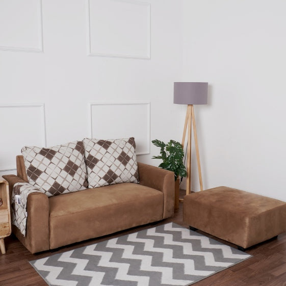 Kinami - Ajeg - Sofa 2 Seater Sudut Nagari / Sofa Untuk 2 Orang Desain Modern Minimalis - gambar 2