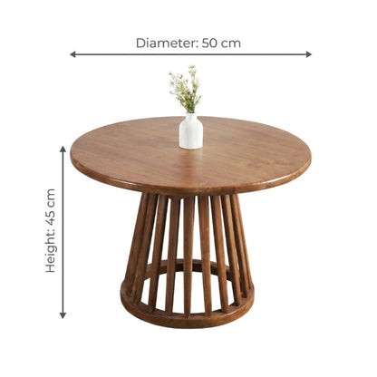 Kagumi - Ajeg - Meja Tamu Shizu Bulat / Coffee Table Minimalis Modern - gambar 4
