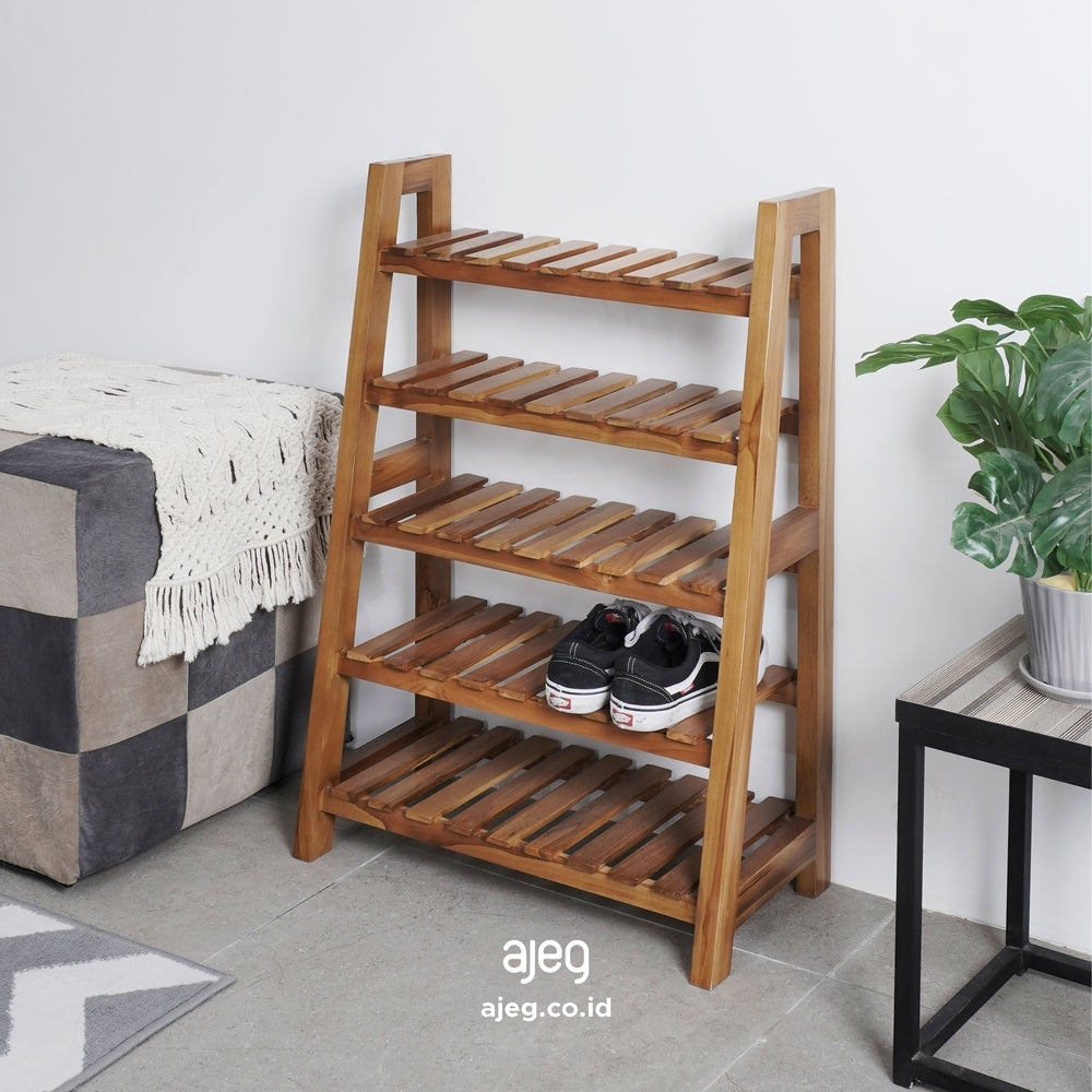 Kagumi - Ajeg - Rak Sepatu Susun Haruko / Rak Hias Minimalis Modern Kapasitas Besar - gambar 1
