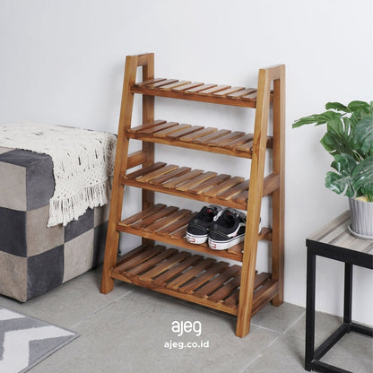 Kagumi - Ajeg - Rak Sepatu Susun Haruko / Rak Hias Minimalis Modern Kapasitas Besar - gambar 1