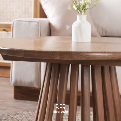 Kagumi - Ajeg - Meja Tamu Shizu Bulat / Coffee Table Minimalis Modern - gambar 5