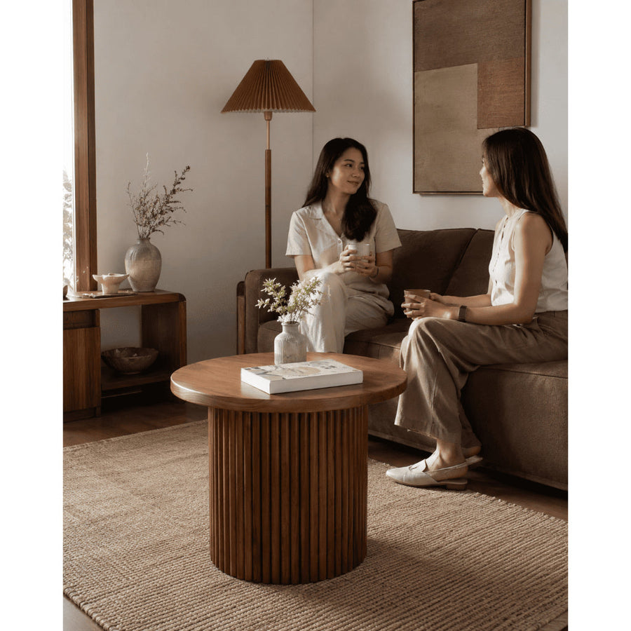 Kagumi - Ajeg - Meja Tamu Tamami Bulat / Coffee Table Minimalis Modern - gambar 5