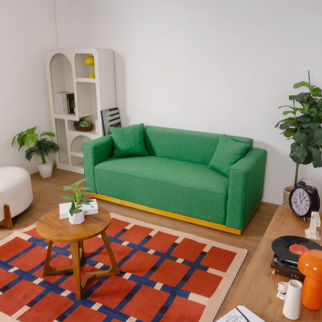 NEW Kinami - Ajeg - Sofa 3 Seater Midori & Miko Murah Minimalis / Sofa Empuk Minimalis Untuk 3 Orang - gambar 1