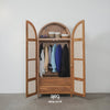 Lemari Pakaian Eiko 2 Pintu Model Lengkung