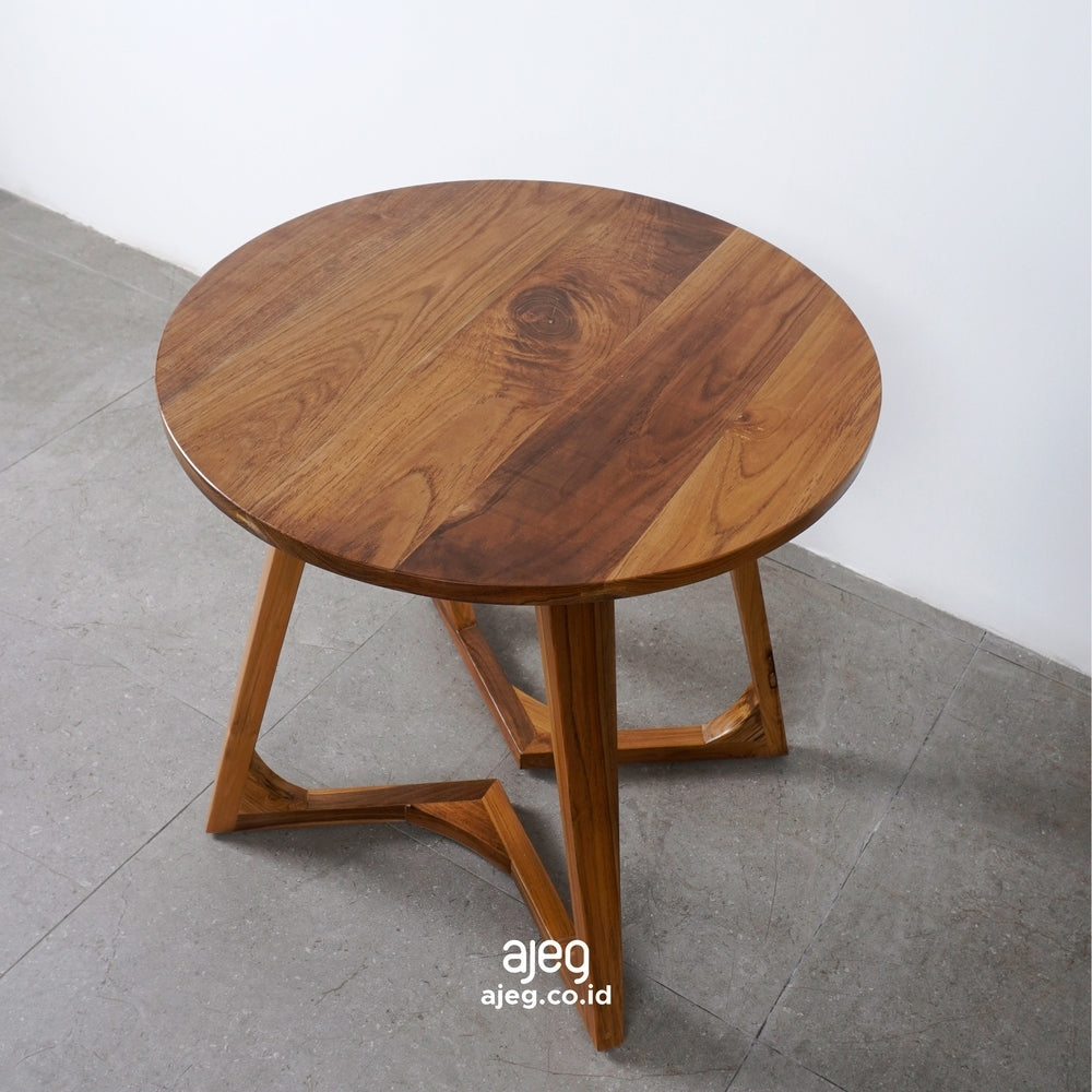 Kagumi - Ajeg - Meja Tamu Yui Bulat / Coffee Table Minimalis Modern - gambar 1