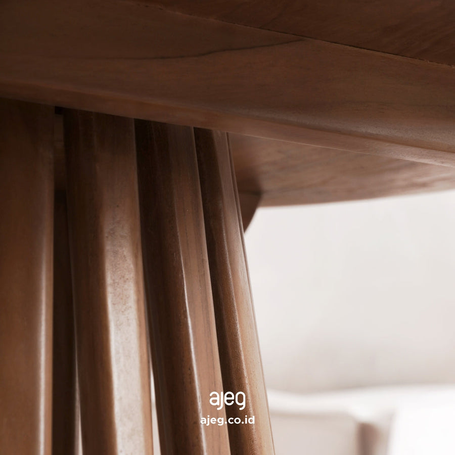 Kagumi - Ajeg - Meja Tamu Shizu Bulat / Coffee Table Minimalis Modern - gambar 7
