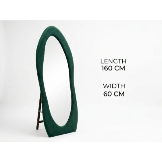 Kagumi - Ajeg - Standing Mirror Pebble / Cermin Lonjong Atas Full Body Aesthetic - gambar 2