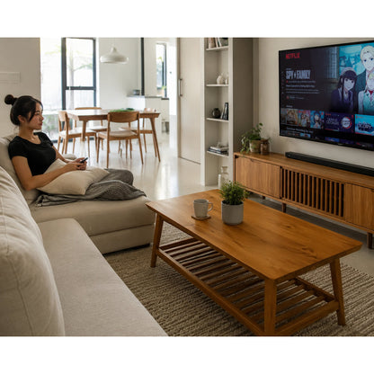 Kagumi - Ajeg - Meja Tamu  Persegi Panjang Hoshi 2 / Coffee Table Minimalis - gambar 5