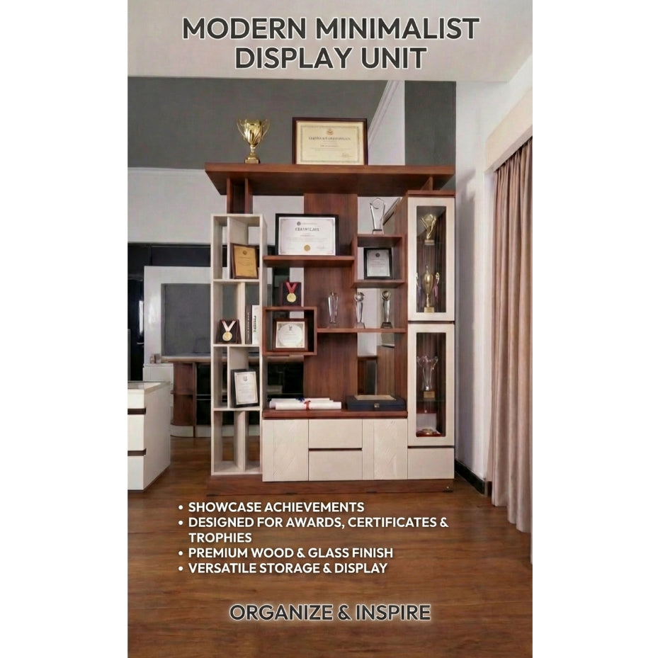 Rak Buku Pajangan Serbaguna Divider DV 008 / Lemari Buku Rak Susun Portable Minimalis / Partisi Ruangan - gambar 3