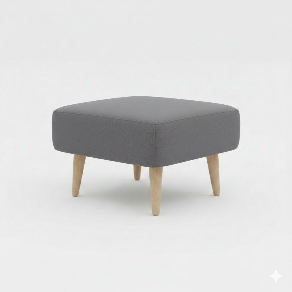 Kinami - Ajeg - Puff Sofa Kanaba Tahan Air Water Repellent Empuk Minimalis Modern / Stool Bench Square / Kursi Bangku Serbaguna / Meja Tamu Coffee Table Ruang Tamu - gambar 9