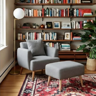 Kinami - Ajeg - Sofa 1 Seater Sudut Kanaba Tahan Air Water Repellent / Sofa Selonjoran dan Lesehan Modern Minimalis Untuk 1 Orang - gambar 7