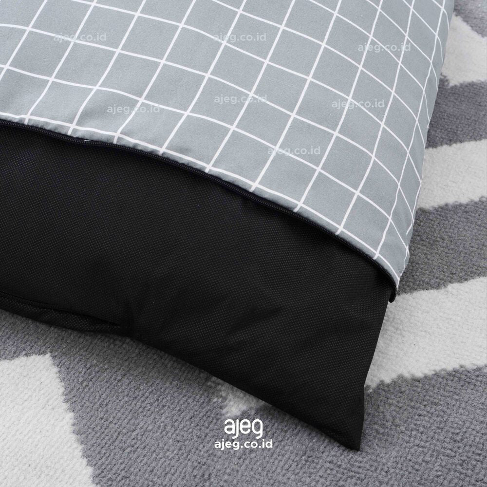 Kinami - Ajeg - Bean Bag Triangle Segitiga Large / Kursi Santai Sofa Duduk Premium - gambar 5