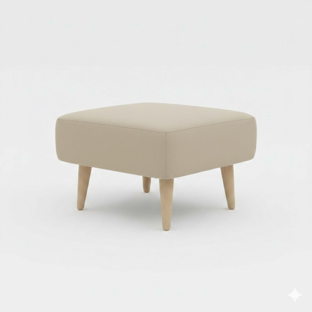 Kinami - Ajeg - Puff Sofa Kanaba Tahan Air Water Repellent Empuk Minimalis Modern / Stool Bench Square / Kursi Bangku Serbaguna / Meja Tamu Coffee Table Ruang Tamu - gambar 7