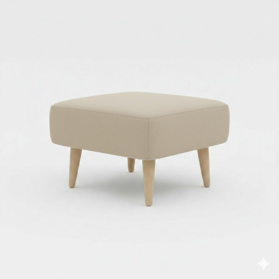 Kinami - Ajeg - Puff Sofa Kanaba Tahan Air Water Repellent Empuk Minimalis Modern / Stool Bench Square / Kursi Bangku Serbaguna / Meja Tamu Coffee Table Ruang Tamu - gambar 7